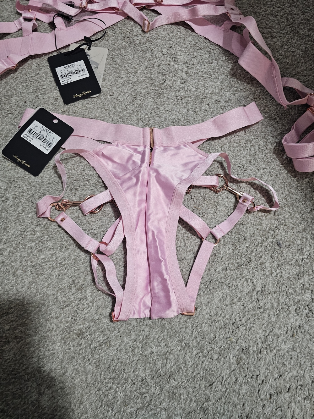 Honey Birdette Blush Kukuro  Set 36DD - Picture 7 of 9